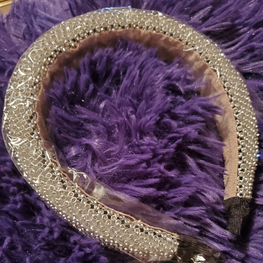Rhinestone padded  headband